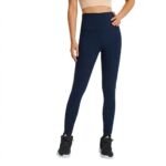 Women High Quality Super High Waist Leggings With Pocket Deep Blue - Image 3